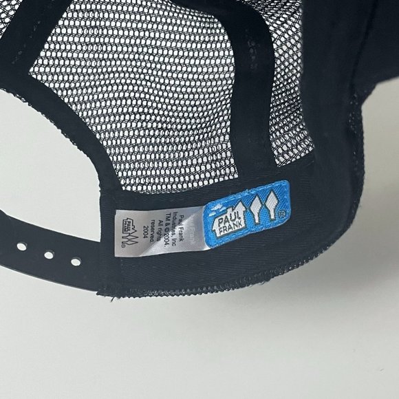 Paul Frank Trucker Hat Black One Size Mesh Cap - Picture 4 of 4